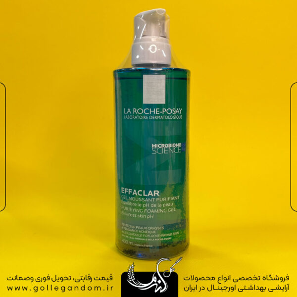ژل شستشوی صورت افکلار لاروش پوزای La Roche Posay Effaclar حجم 400 میل