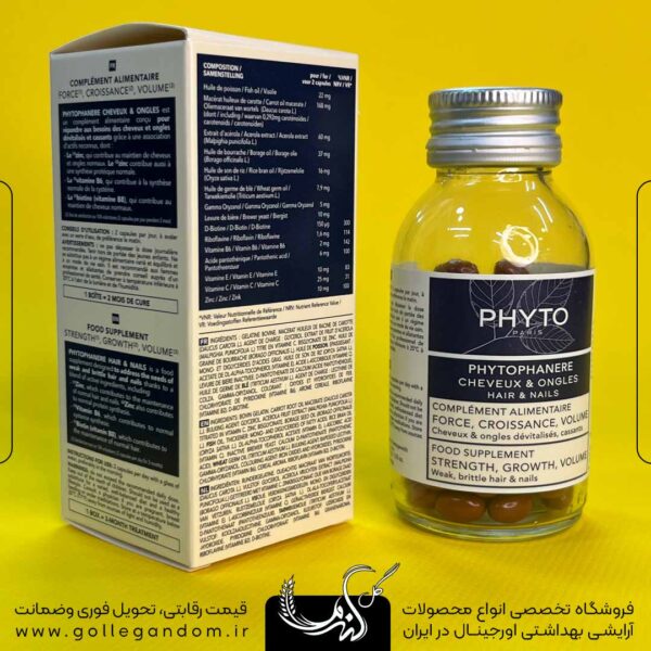 قرص تقویت کننده مو و ناخن فیتو فانر (PHYTO PHANERE) 120 عددی