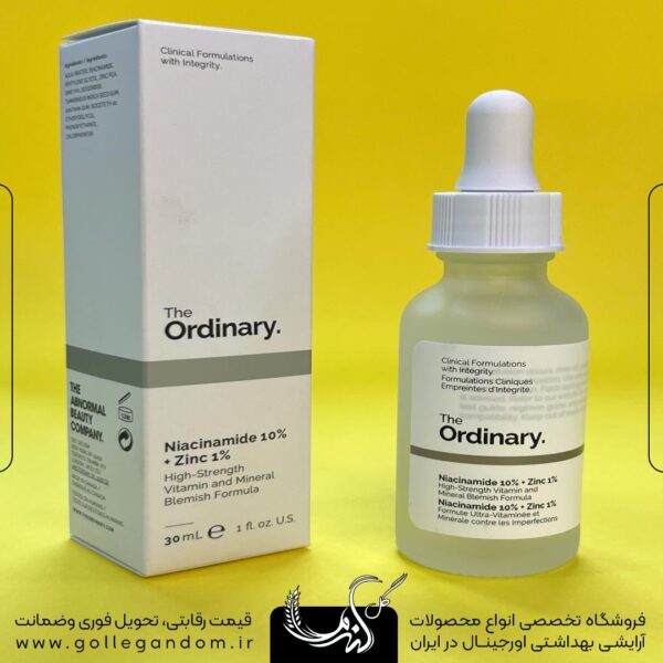 سرم ضد جوش نیاسینامید 10% + زینک 1%
