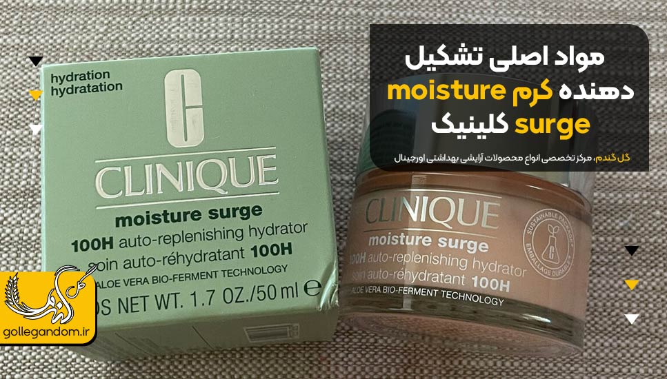 مواد اصلی تشکیل دهنده کرم moisture surge کلینیک